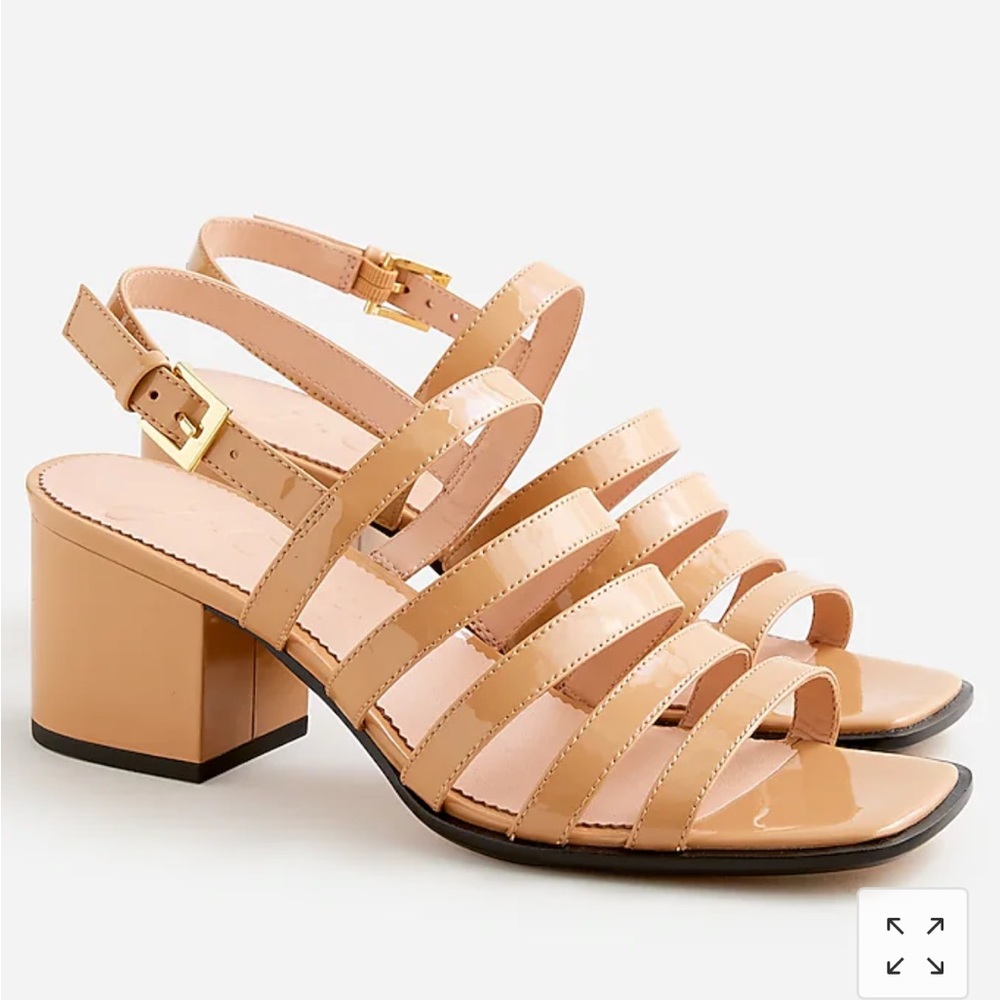 Jcrew - Dylan Strappy Block Heel Sandals - Size 8